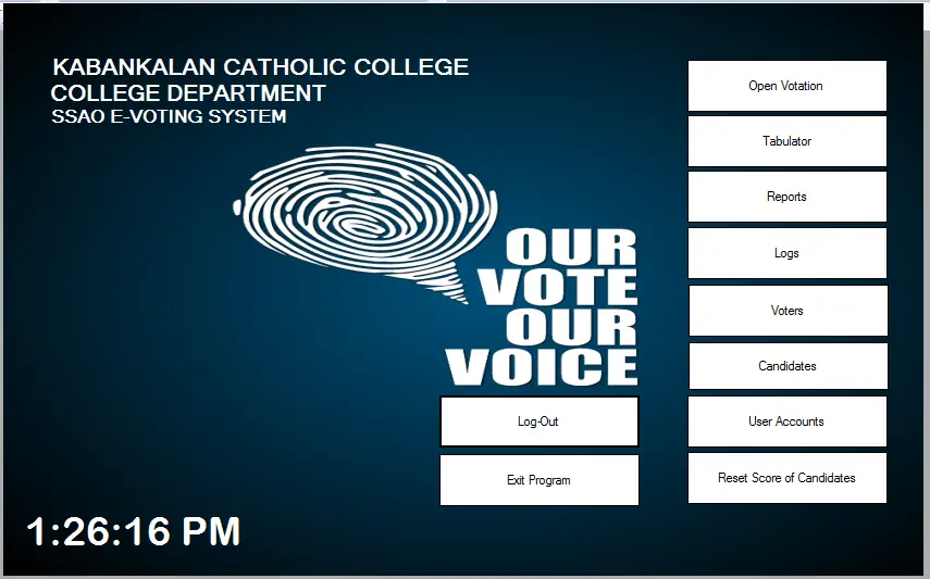 thesis on e-voting system