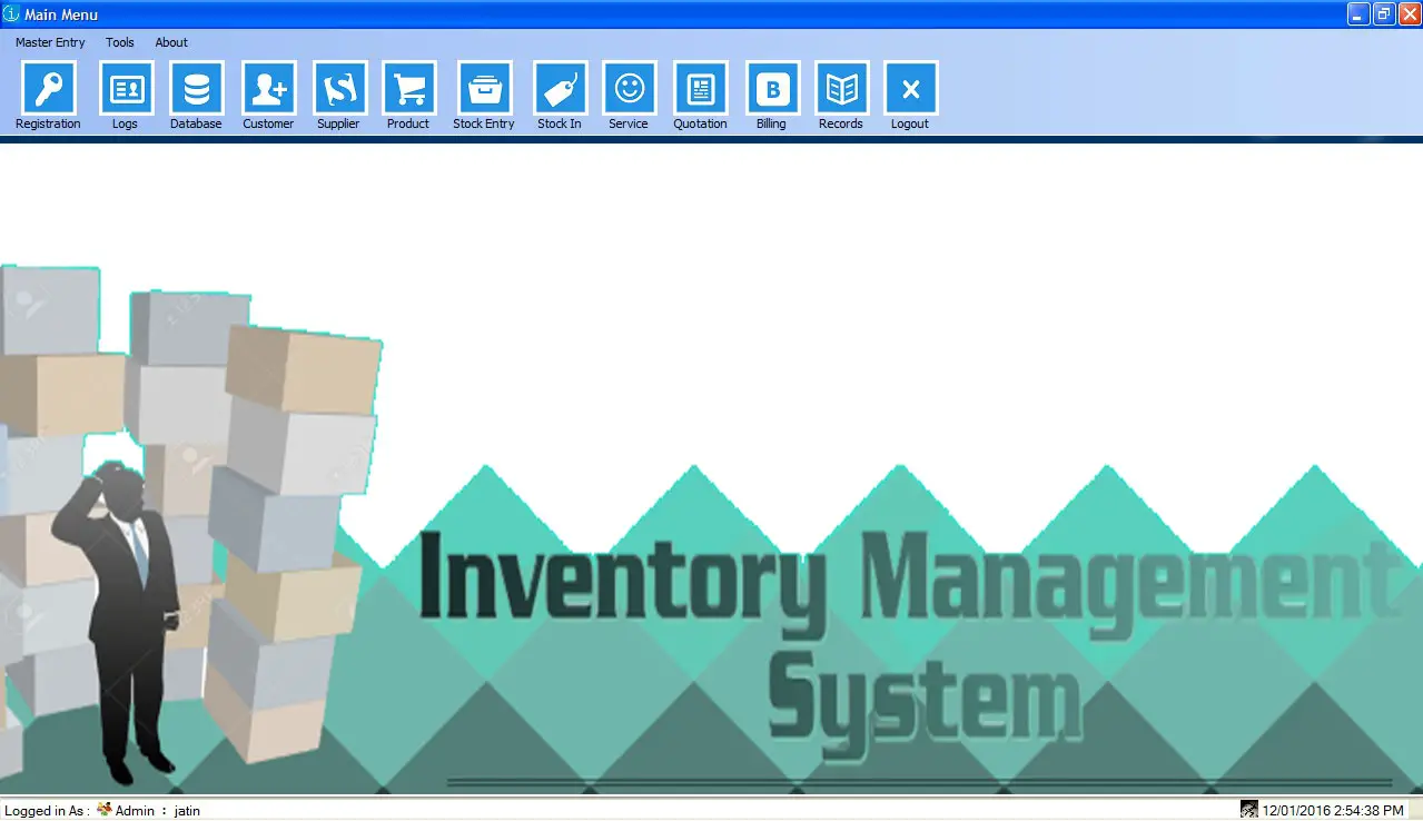 Thesis documentation about inventory system