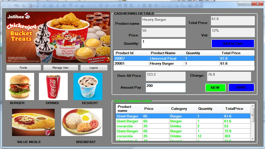 Thesis online ordering system