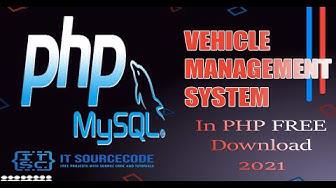 'Video thumbnail for Vehicle Management System Project in PHP Free Download | PHP Projects With Source Code 2021'
