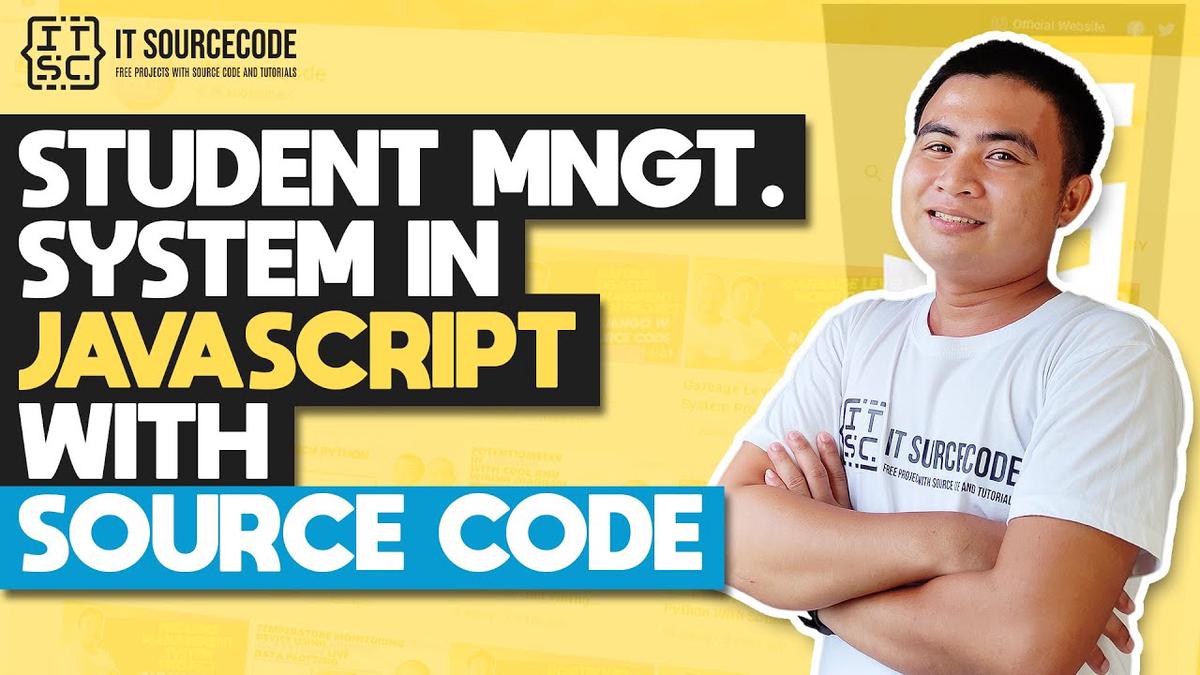 'Video thumbnail for Student Management System in JavaScript with Source Code | JavaScript Projects with Source Code'