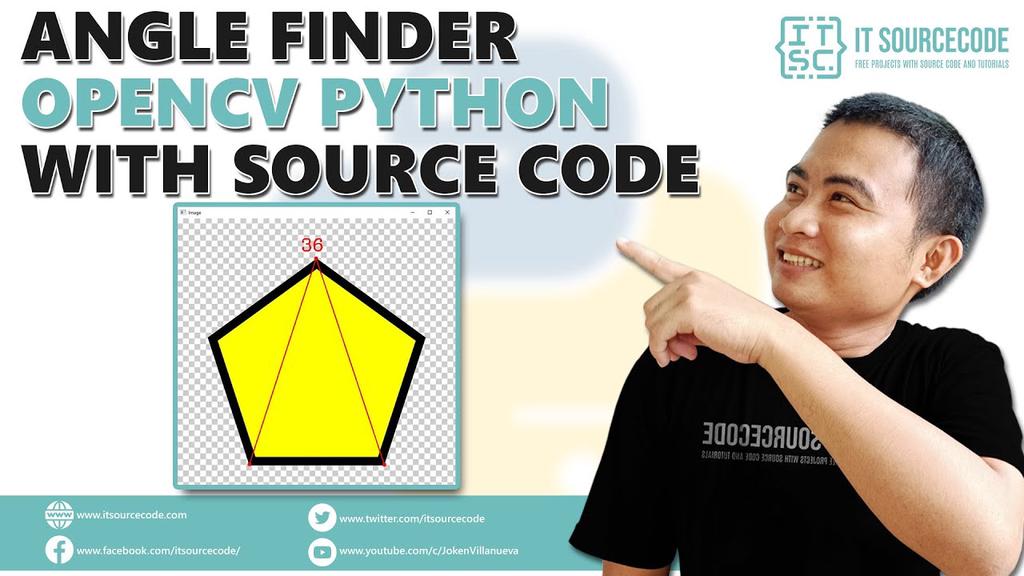 'Video thumbnail for Angle Finder OpenCV Python with Source Code | Python Projects with Source Code'