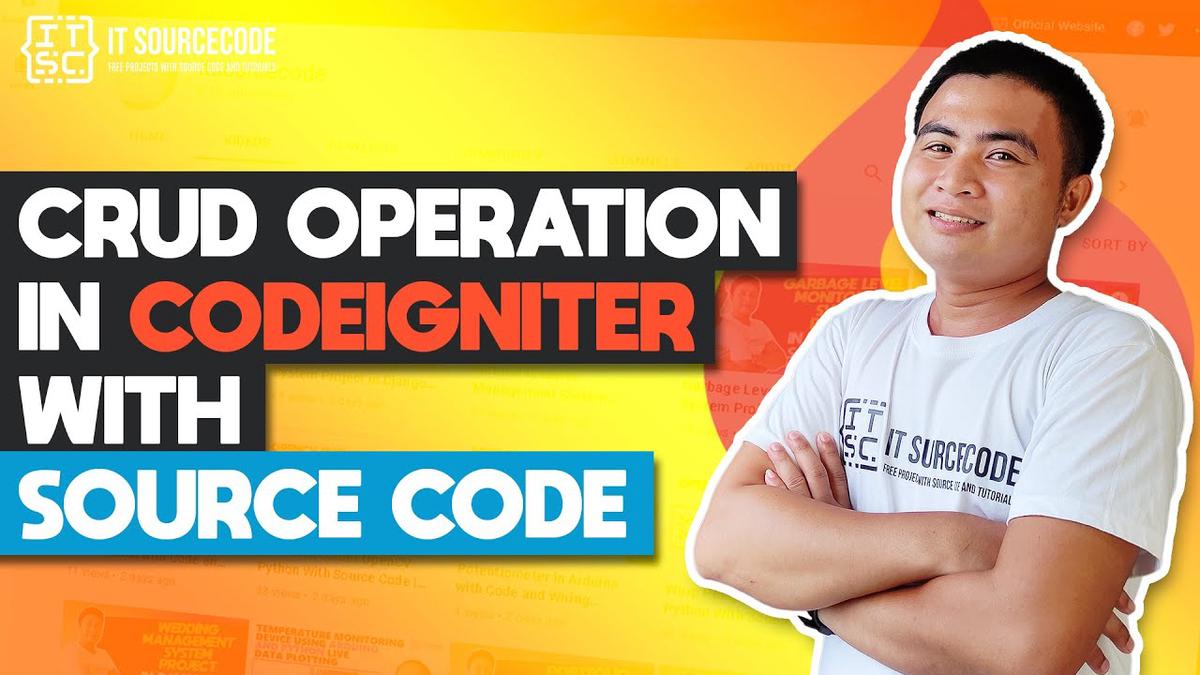 'Video thumbnail for CRUD OPERATION IN CODEIGNITER WITH SOURCE CODE 2021 | CODEIGNITER PROJECTS FREE DOWNLOAD'