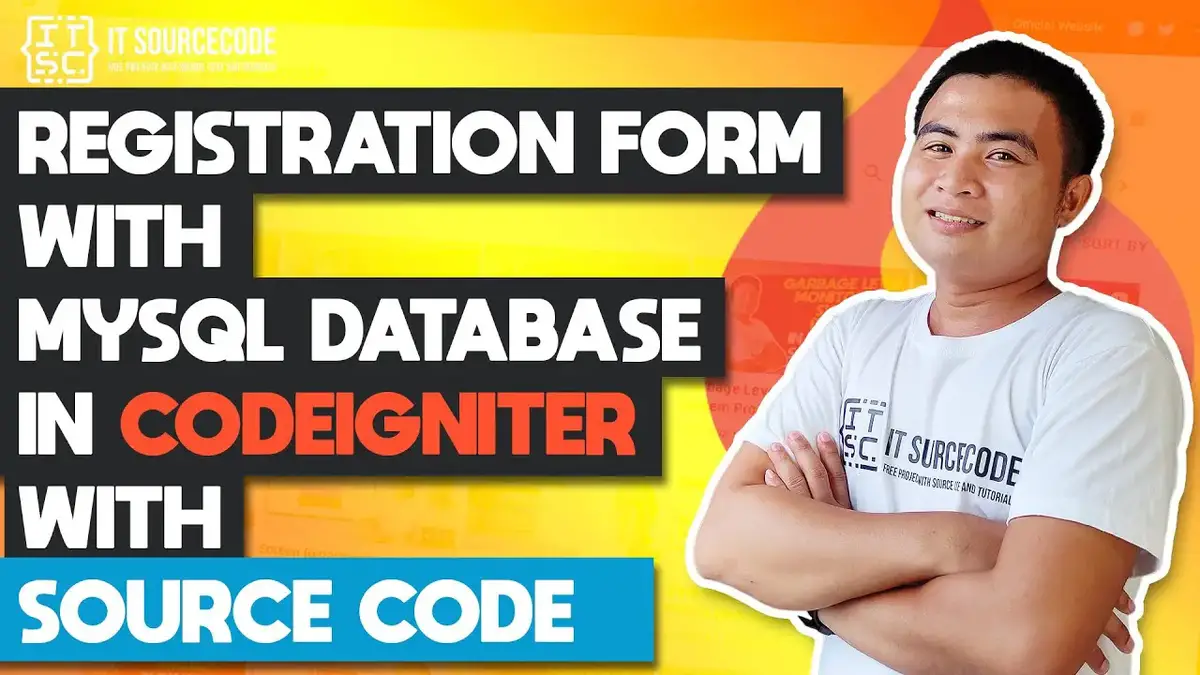 'Video thumbnail for Simple Registration Form In CodeIgniter With Database 2021 | CodeIgniter Projects FREE DOWNLOAD'