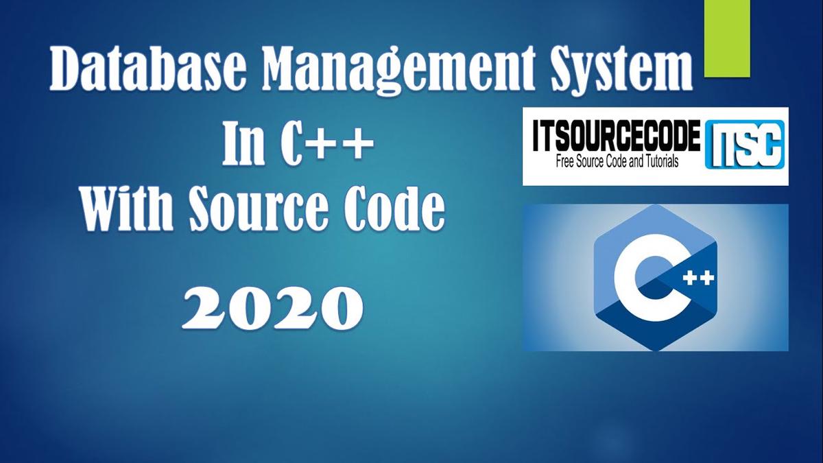 'Video thumbnail for Database Management System C++ With Source Code | C++ Project With Source Code Free Download'