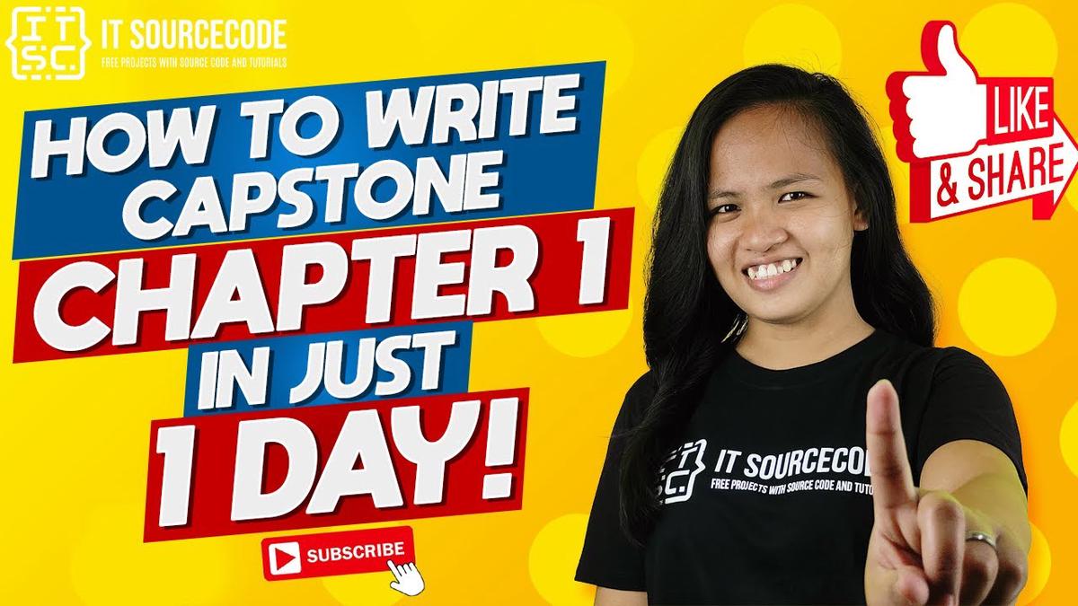 HOW TO WRITE YOUR THESIS CHAPTER 1 IN 1 DAY THESIS FOR IT AND CS EXPLAINED TAGALOG ENGLISH 