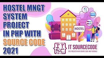 'Video thumbnail for Hostel Management System Project in PHP with Source Code 2021 | PHP Projects Free Download'
