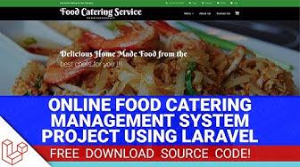 'Video thumbnail for Online Food Catering Services Management System Project in Laravel (Free Download)'