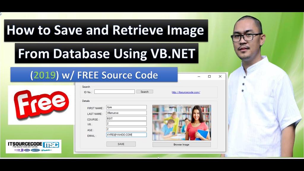 'Video thumbnail for How to Save and Retrieve Image From Database Using VB.NET With Source Code | [2020]'