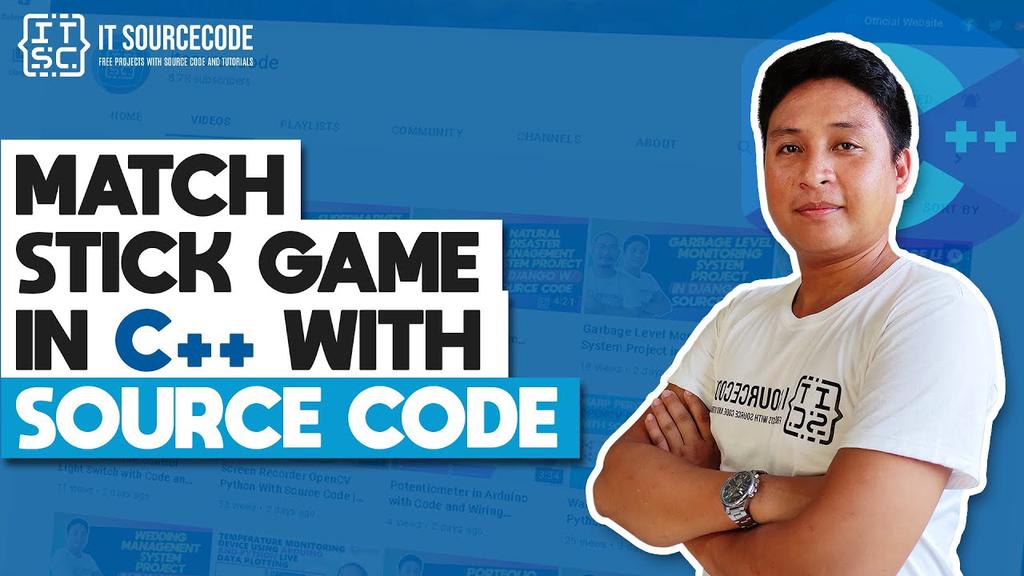 'Video thumbnail for Match Stick Game in C++ with Source Code | C++ Programming Projects with Source Code 2021'