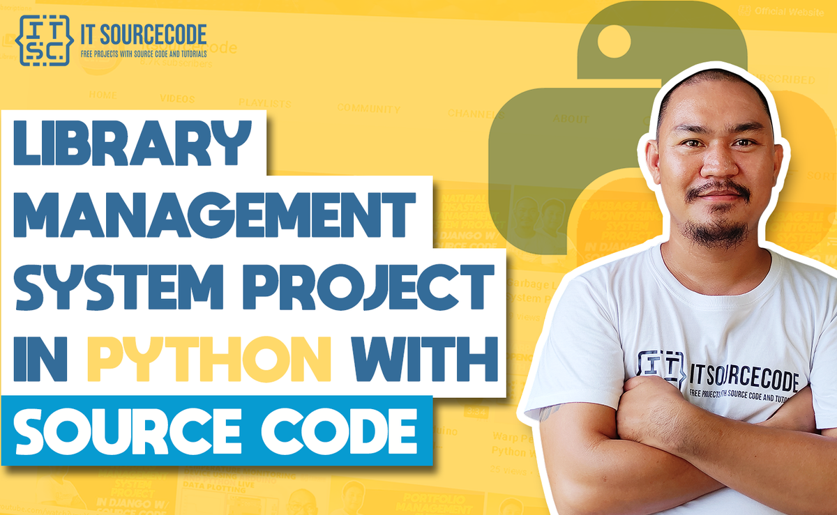 'Video thumbnail for Library Management System Project In Python and MySQL with Source Code 2021'