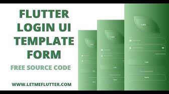 'Video thumbnail for Beautiful Login Flutter Page UI - Flutter Form - Flutter UI'