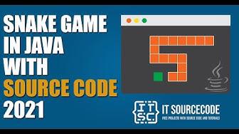 'Video thumbnail for Snake Game in Java with Source Code 2021 | Java Projects Free Download'
