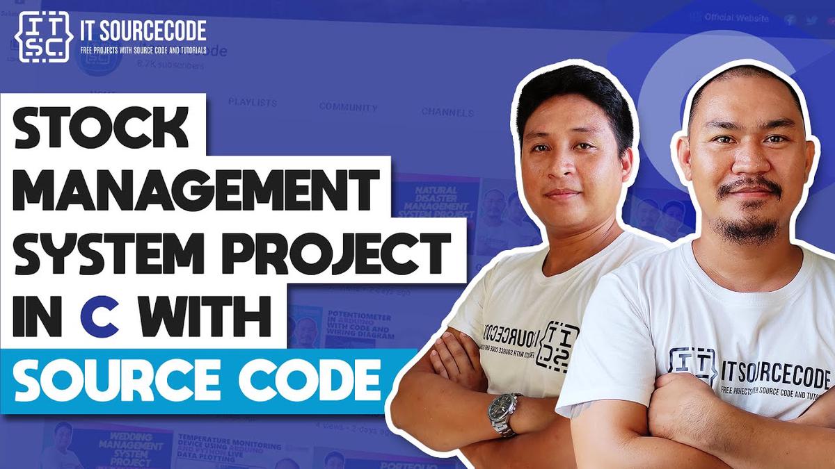 'Video thumbnail for Stock Management System in C with Source Code | C Projects with Source Code'