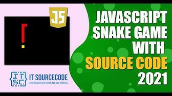 'Video thumbnail for JavaScript Snake Game with Source Code | JavaScript Projects Free Download 2021'