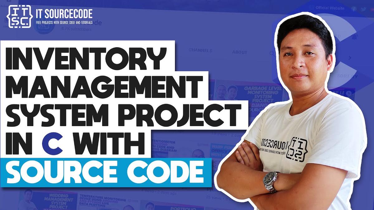 'Video thumbnail for Inventory Management System in C Language with Source Code | C Language Projects with Source Code'