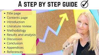 'Video thumbnail for How To Write A Research Project | Research Project Structure | Dissertation structure'
