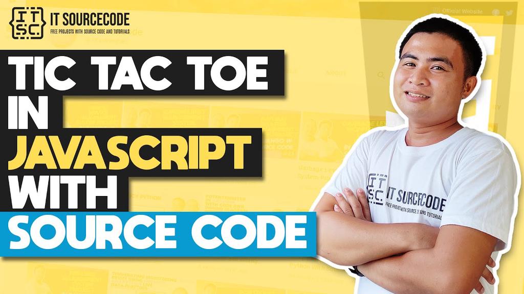 'Video thumbnail for Tic Tac Toe in JavaScript with Source Code | JavaScript Projects with Source Code'