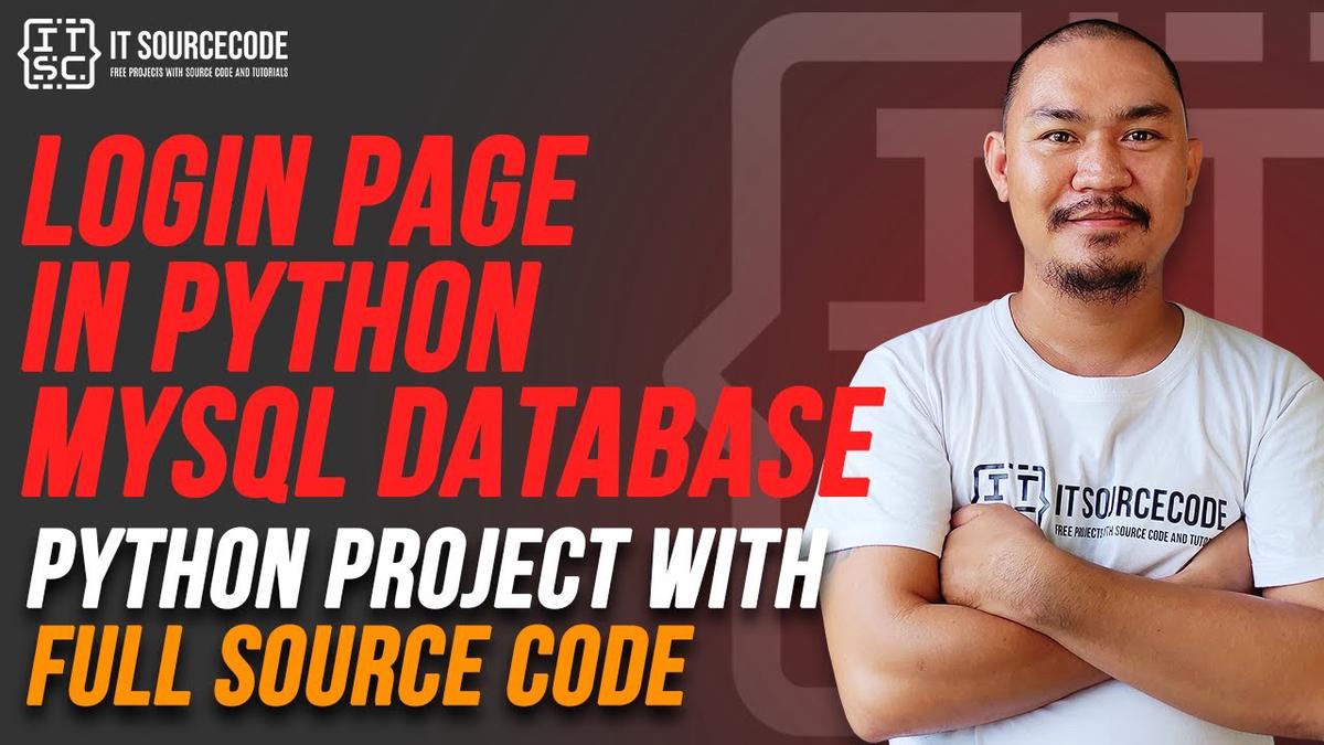 'Video thumbnail for Login Page in Python with MySql Database with Source Code Free Download 2022'