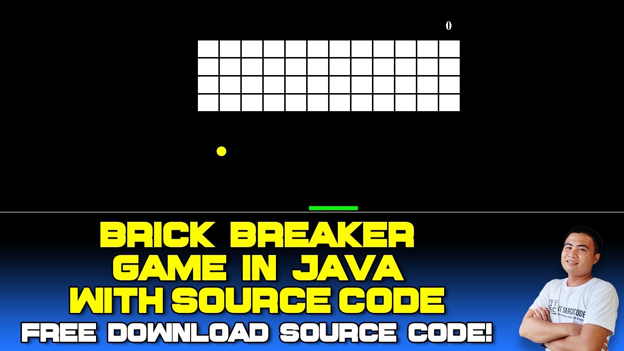 brick breaker game in java source code