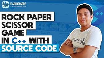 'Video thumbnail for Rock Paper and Scissors in C++ with Source Code 2021 | C++ Projects with Source Code Free download'