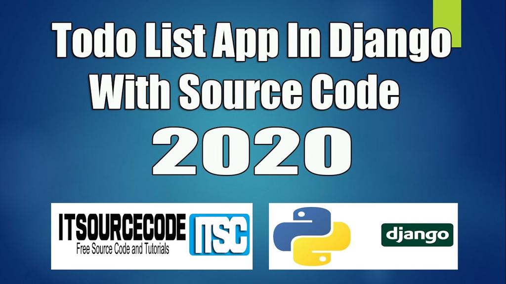 'Video thumbnail for Todo List App In Django With Source Code 2021 | Django and Python Projects for Beginners'