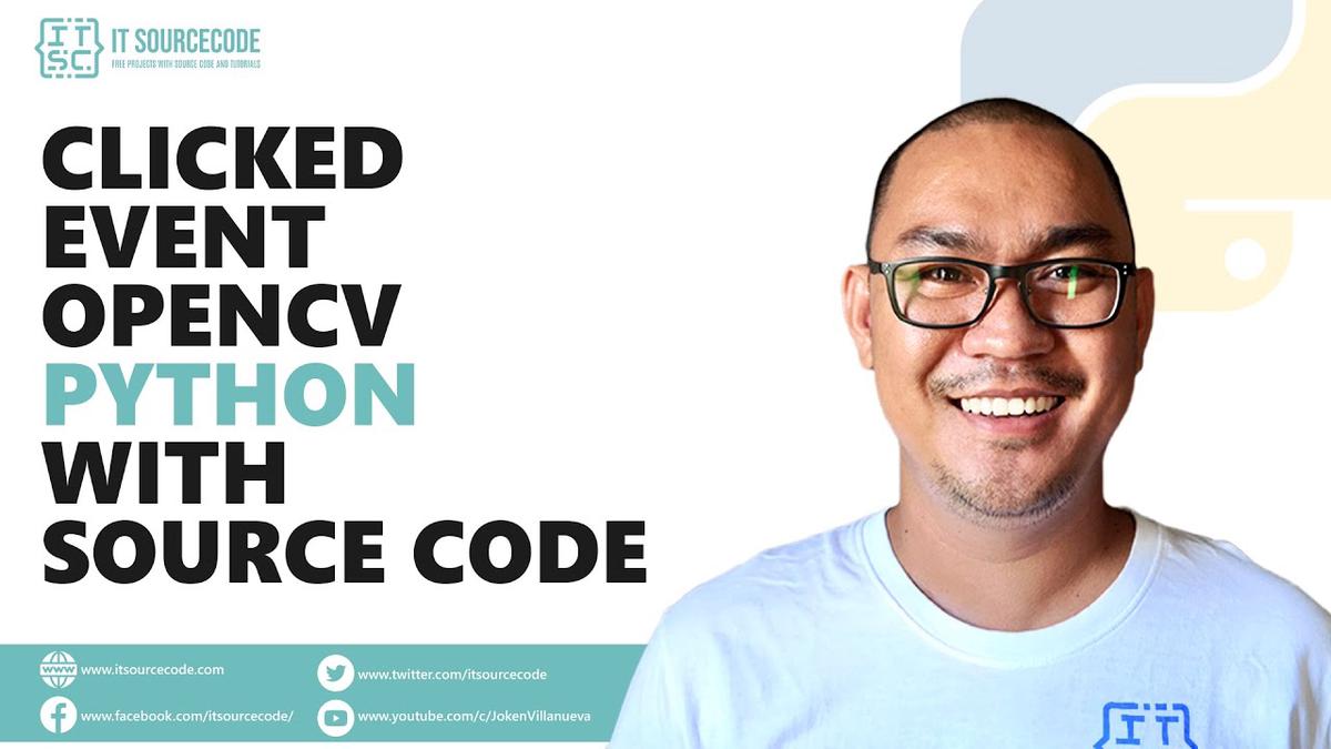 'Video thumbnail for Clicked Event OpenCV Python With Source Code | Python Projects with Source Code'