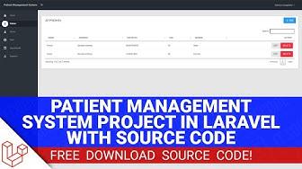 'Video thumbnail for Patient Management System Project in Laravel with Source Code (Free Download)'