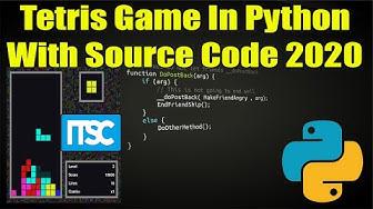 'Video thumbnail for Tetris Game In Python With Source Code 2020 Free Download | Tetris In Python Code'