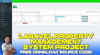 'Video thumbnail for Laravel Property Management System Project with Source Code (Free Download)'