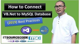 'Video thumbnail for MySQL VB.NET Tutorial: How to Connect VB.Net to MySQL Database (2019) Best Practices'