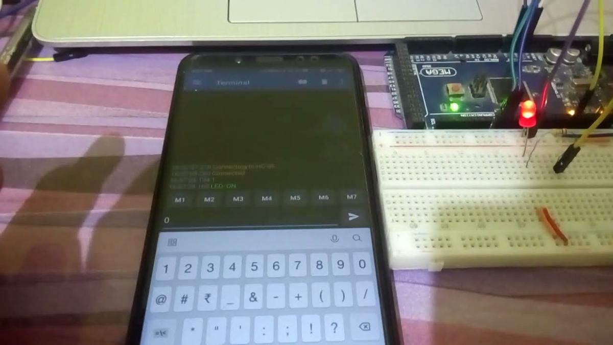 'Video thumbnail for Interfacing HC-05 Bluetooth Module with Arduino'