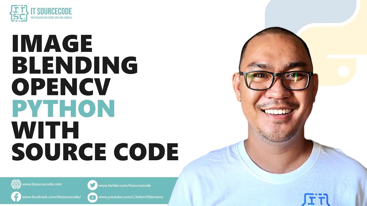 'Video thumbnail for Image Blending OpenCV Python With Source Code | Python Projects with Source Code'