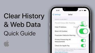 'Video thumbnail for How To Clear History & Website Data on iPhone - Easy Guide'