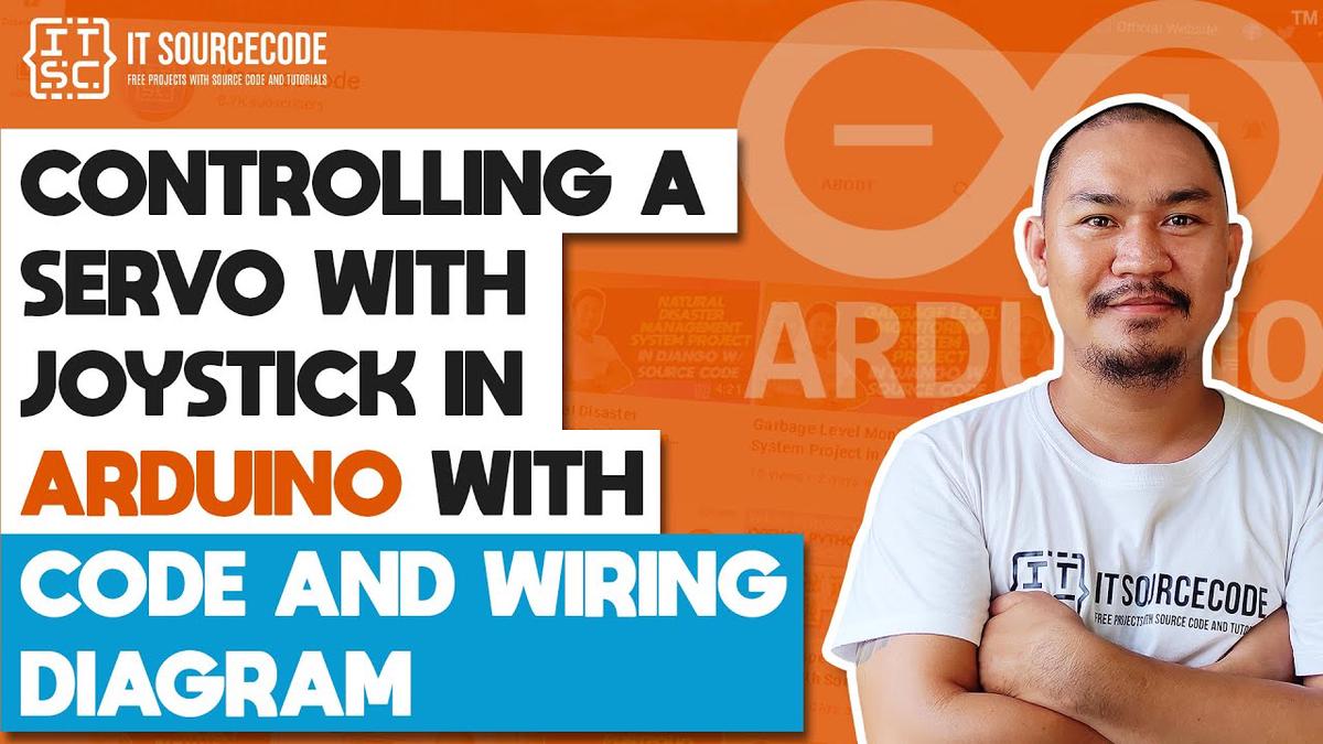 'Video thumbnail for Controlling Servo with Joystick in Arduino with Code and Diagram | Arduino Project with Source Code'