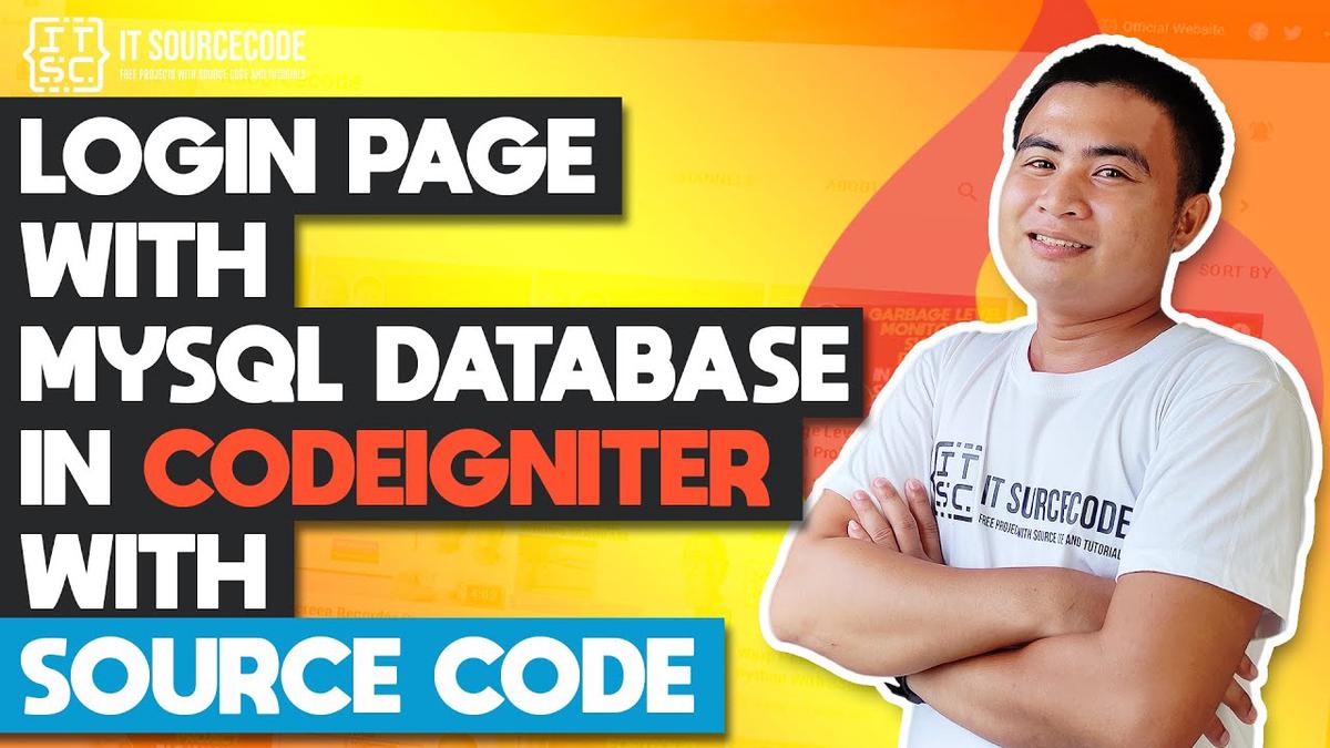 'Video thumbnail for Login Page In CodeIgniter With Database 2021 | CodeIgniter Projects with Source Code Free Download'