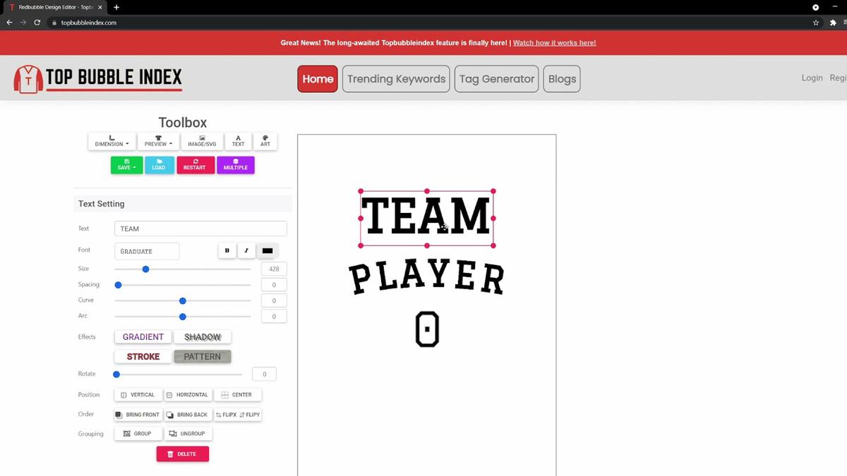 'Video thumbnail for Topbubbleindex - Multiple Dynamic Texts'