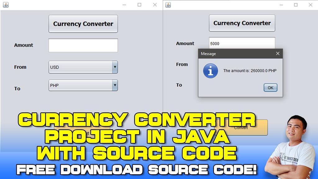'Video thumbnail for Currency Converter Project in Java with Source Code (Free Download) 2022'