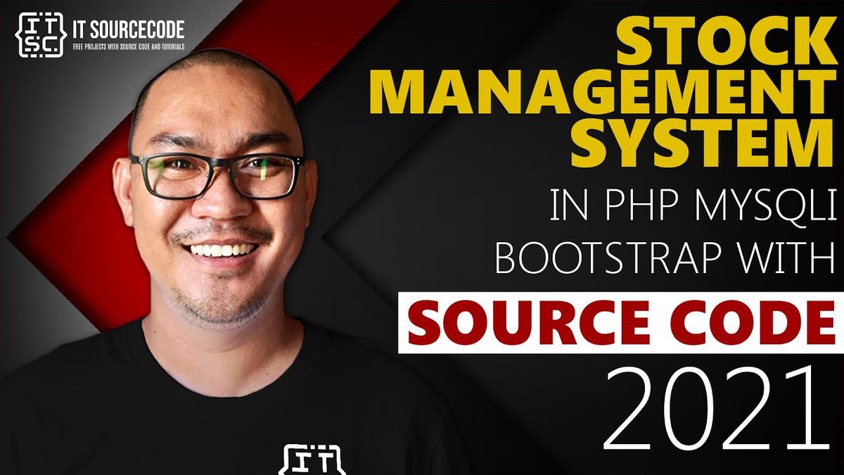 'Video thumbnail for Stock Management System in PHP MySQLi Bootstrap with Source Code 2021 | PHP with Source Code'