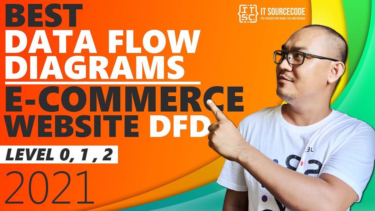 'Video thumbnail for E-Commerce Website DFD Level 0 1 2 | Best Data Flow Diagram 2021 | Context Diagram'
