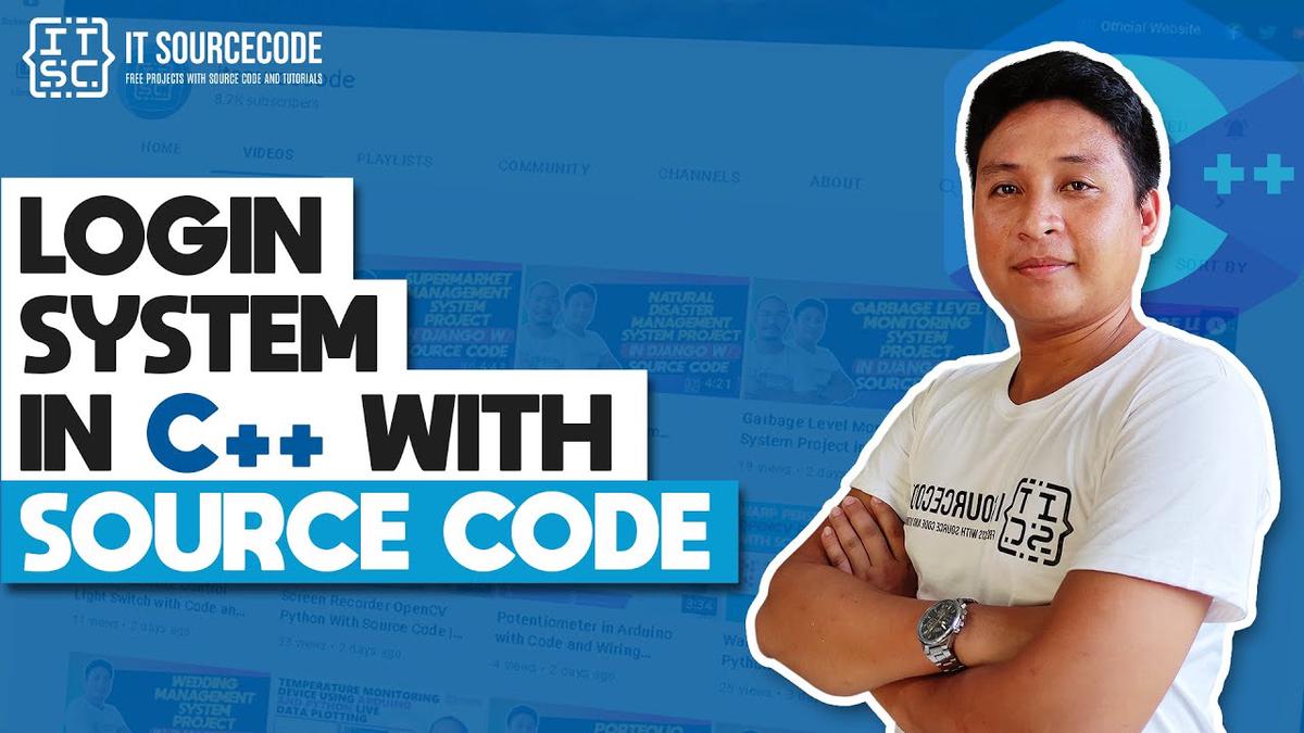 'Video thumbnail for Login System in C++ with Source Code | C++ Projects with Source Code 2021'