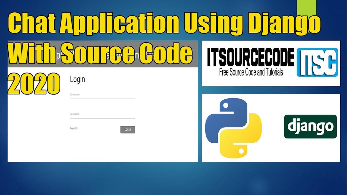 'Video thumbnail for Chat Application Using Django With Source Code Free Download 2021 | Python Django Projects with Code'