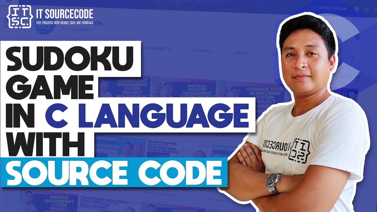 'Video thumbnail for Sudoku Game in C Language with Source Code | C Language Projects with Source Code'