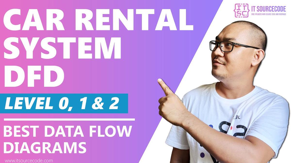 'Video thumbnail for Car Rental System DFD Levels 0 1 2 | Data Flow Diagram Best of 2021'