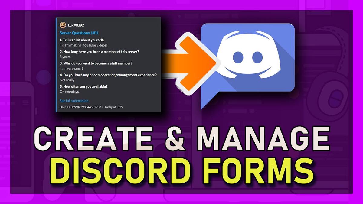 'Video thumbnail for Create & Manage Forms on Discord! Easy Guide'