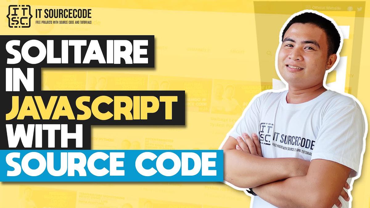 'Video thumbnail for Solitaire in JavaScript with Source Code | JavaScript Projects with Source Code'
