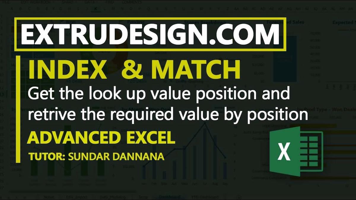 'Video thumbnail for How to use Index and Match function combo in Excel?'