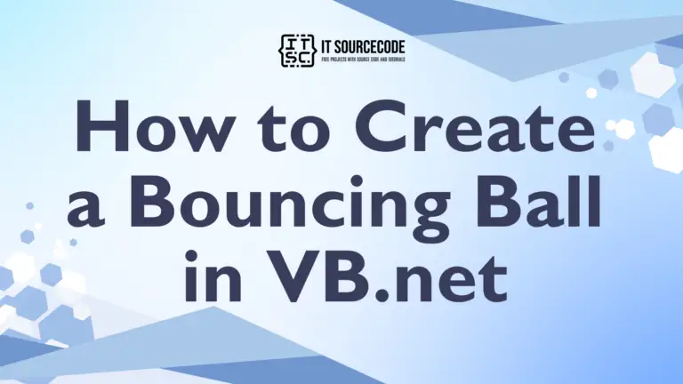 How to Create a Bouncing Ball in VB.net