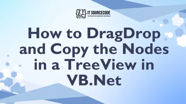 How to DragDrop and Copy the Nodes in a TreeView in VB.Net