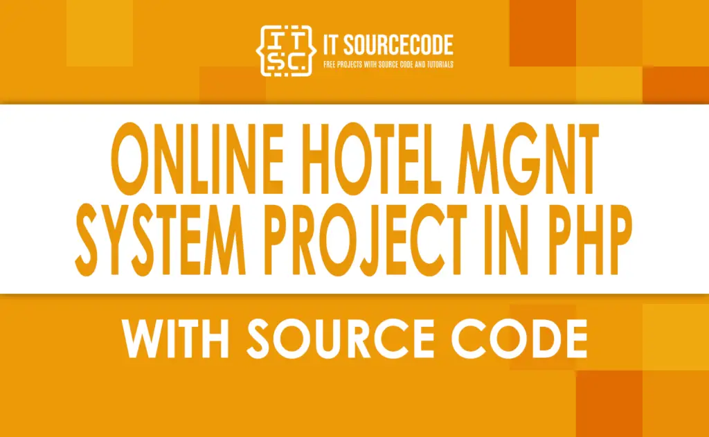 Online Hotel Management System Project In PHP